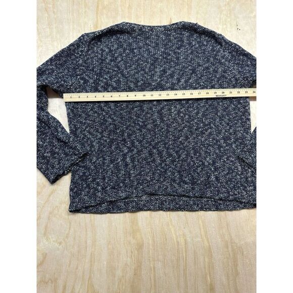 Vince Sweater Black Gray Knit Size M/L Crew Neck - Picture 6 of 6